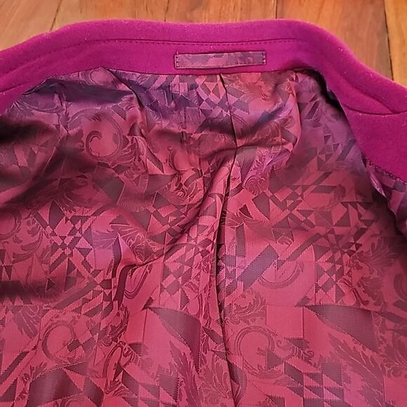 Versace Mens Sport Jacket Boyfriend Date Night Light Spring Cocktail Party Sz 52 - Picture 9 of 15